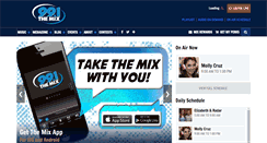 Desktop Screenshot of 991themix.com